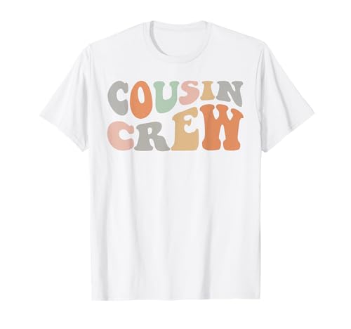 Cousin Crew Shirt Adults Kids Matching Cousin Squad Boy Girl T-Shirt