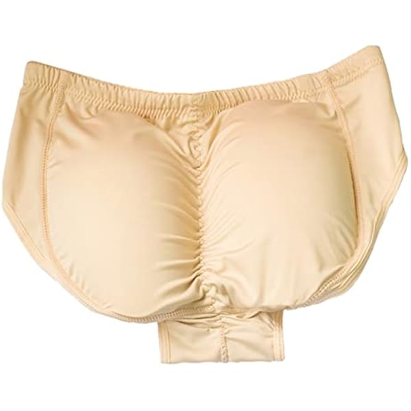 TTDGYYXW Męskie spodenki body z niskim stanem, rozciągliwa bielizna wyszczuplająca, krótka bielizna modelująca z wkładkami Hip Enhancer