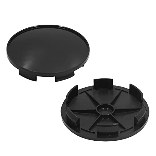 Clips de voiture de roue 68 mm noir cache moyeu central de pneu - 6