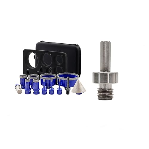 Kit de brocas de diamante para porcelana y mármol miniatura 1
