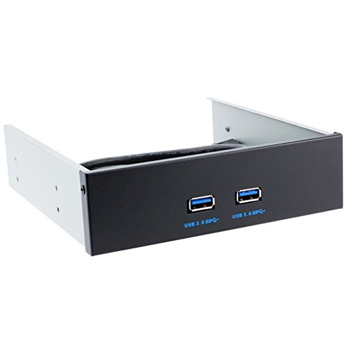 Soporte USB 3.0 frontal de 2 puertos para ampliar las conexiones de tu PC de escritorio