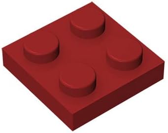 Placa clásica de ladrillos de 2 x 2, 100 piezas, compatible con piezas y piezas Lego 3022, juego creativo  100% compatible con Lego y todas las