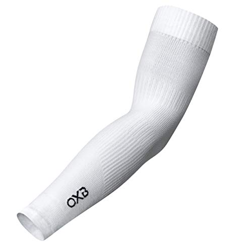 Manchettes Protech blanches taille L/XL : manchon de compression bras sport running cyclisme