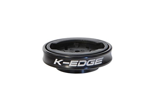 K-Edge | Gravity Top Cap Bicycle Computer Mount | Garmin | Black