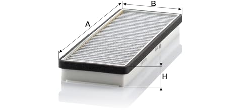 Filtro de aire de cabina para camiones y autobuses MANN-FILTER CU 3855 2