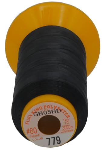 Hilo de Costura Polyester FUJIX 3000 m #80 miniatura 2