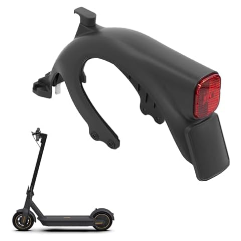 ChicBosom Scooter Rear Fenders Assembly with Hook&Taillight Integrated, Designed for Ninebot MAX G2 Kickscooter Support Rear Mudguard Bracket Fenders Accessory Cover