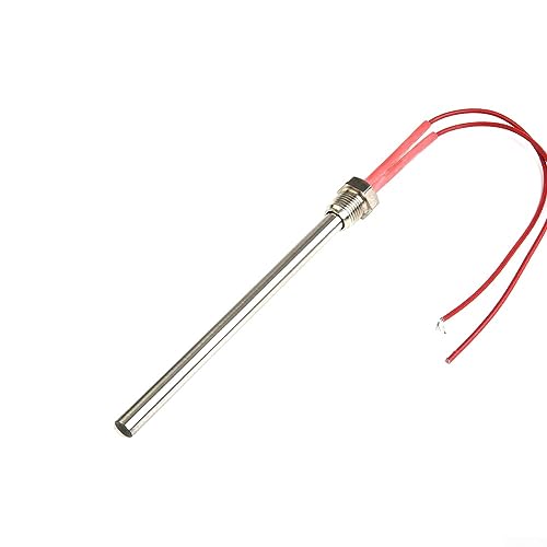 Donkivvy Igniter Hot Rod für Pellet Öfen,Zuendkerze für Pelletofen | Pellets Hot Rod Zündkerze 150x10 mm | 300W |Holzpellets Ofen Zuendstab | Heizwiderstand 220v,Heizrohr Kamin Grill Herd Teil