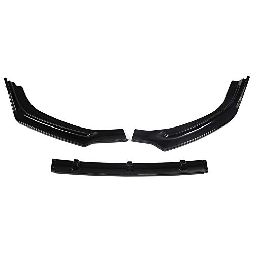 BYWWANG for Toyota Highlander 2017-2019,3PCS Car Front Bumper Splitter Lip Diffuser Spoiler Body Kit