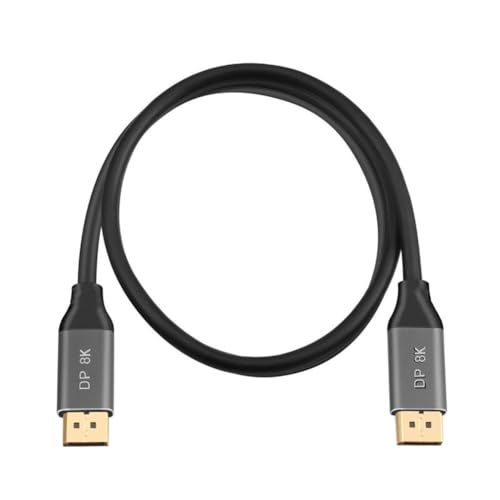 Humanitypd DP1.4 8K 60Hz Ultra HD Displayport macho a macho -compatible monitor ordenador cable ultra fino, 3 metros