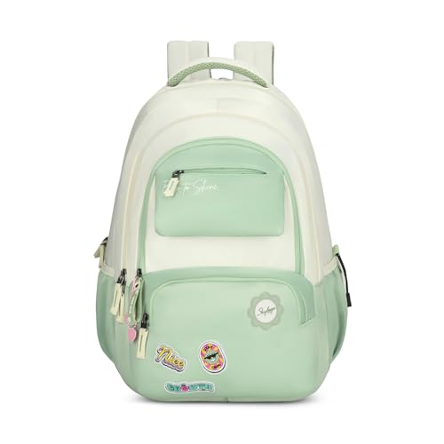 Image of Skybags Celeste 37L Casual Backpack for Girls with 3 Compartment & Adjustable Shoulder Strap | 16 Inch Padded Laptop Sleeve | Quick Access Front Pocket & Rain Cover | Perfect for School & Travel
