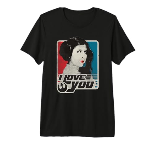 T-shirt Star Wars Princess Leia Rebels Symbol en coton premium