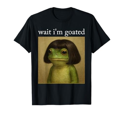 Funny Frog Bob Haircut Meme Frog Wig Men Women Kids T-Shirt