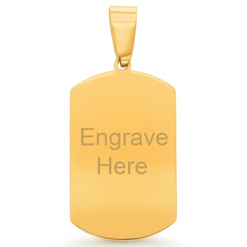 Jewelry America 14k Gold Engravable Tag
