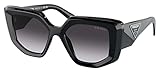 occhiali da sole prada 2018 uomo Prada Occhiali da Sole PR 14ZS Black/Dark Grey Shaded 50/18/140 donna