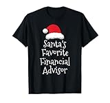 Photo Gallery santas favorite financial advisor - regalo divertente di natale maglietta Photo Gallery santas favorite financial advisor - regalo divertente di natale maglietta