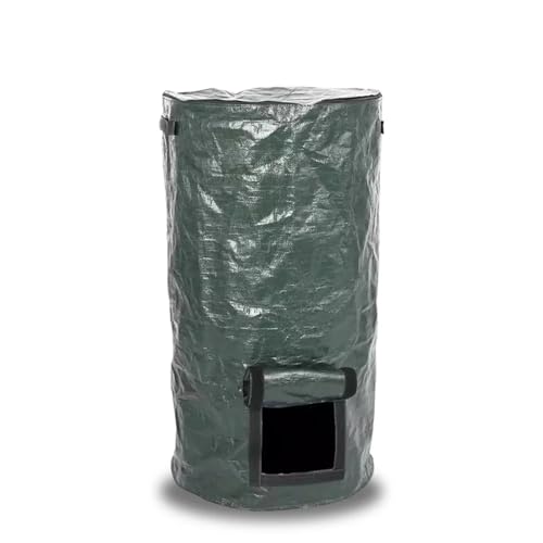 MNEVZX Bolsa de recolección de residuos de abono para Invernadero, contenedor de Hierba fermentada, 15/34 galones Sacos de Jardin Bolsa Jardin(15 Gallon)
