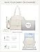 BAGZY Diaper Bag Tote,Hospital Bag for Women Labor Delivery Lightweight Travel Diaper Bags Waterproof Large Mommy Maternity Travel Baby Bags for Mom and Dad with Shoe Compartment and Wet Pocket Black