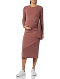 Mit Schleifendetail Noppies Maternity Damen Dress Frisco Long Sleeve Kleid, Rose Taupe-N136, 34