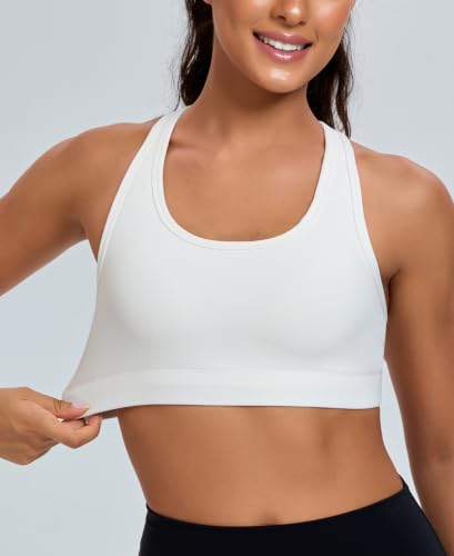 Image of Oalka Women's Racerback Sports Support Workout Running Bras