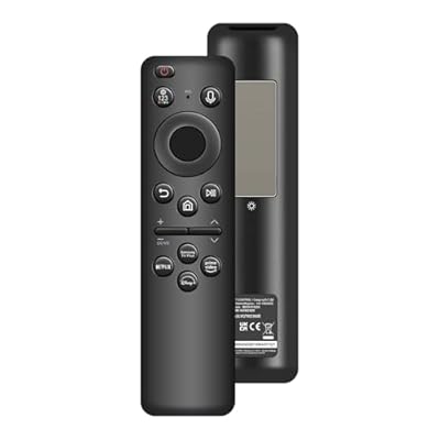 BN59-01432A Solar Voice Remote Replacement for Samsung TV (2023-2024) - Rechargeable, Compatible with Neo QLED, The Frame & 8K Smart TVs, 4 Shortcut Buttons (BN59-01432A)