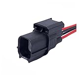 Buxns 4Pin Auto Sumitomo Air Intake Pressure Sensor Male Female Plug Waterproof Electronic Connector Wire Harness 6188-4776 6189-7039(4P Male,1 Set)