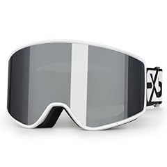 Adult Ski Goggles-wsilver