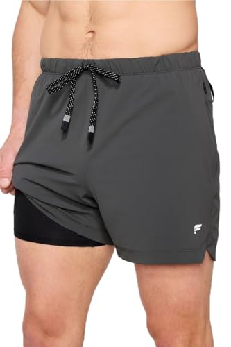 Fabletics Mens The One Short (Lined) Training Swimming Lightweight Quick-Dry Zip Pocket Stretch Woven L / 5 Onyx