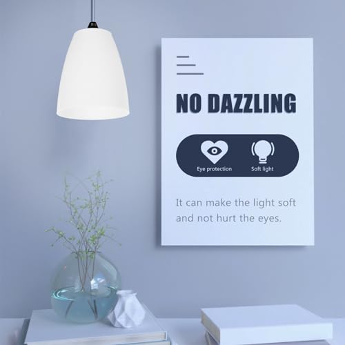 DOITOOL Plastic Lamp Shade Replacement 3Pcs Flat Light Cover Small Modern Chandelier Lamp Shade Ceiling Light Cover for Wall Table Pendant Floor Lamp 30mm - Image 6