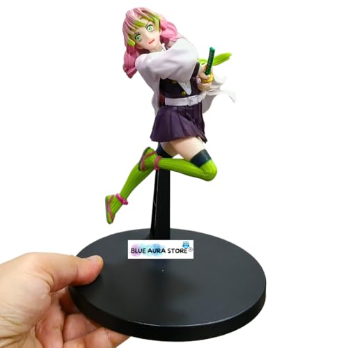 Image of Blue Aura Anime Action Figures Height-19CM PVC Multicolour Anime Action Figures for Anime Fans | Mit-ssuri in Air