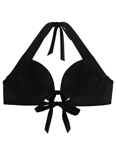 Ocean Blues Women's Push Up Bikini Top Halter Swimsuit Top2