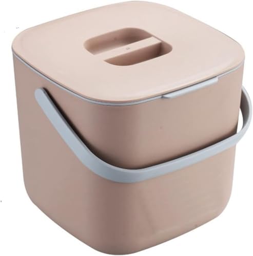 Riuuyyi 家庭用の蓋付き水切り乾湿分離キッチン、台、デスク、分類蓋ありアイデアゴミかご、生ゴミ箱です