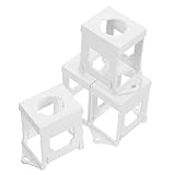 Plastique Industriel Robuste : Fabriqué en matériau plastique blanc de haute qualité (5,75 x 4,55 x 3,6 cm), ce support de montage résiste aux chocs, à l'usure et à la déformation, assurantune fiabilité à long terme dans les environnements difficiles