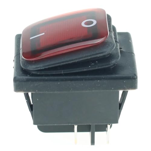 Interruptor marino de 4 pines resistente al agua IP67 para paneles de 12V 5