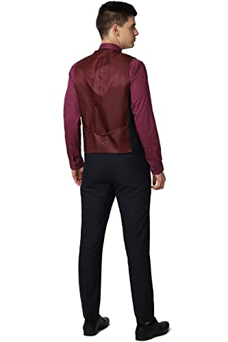Image of Peter England Men's Polyester Blend Suit-Dress Set