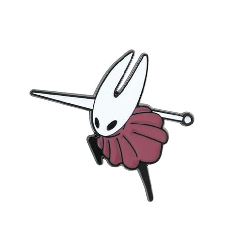 GAUEIOUR Hollow Knight Enamel Metal Pins Classic Game Cartoon Anime Figure Element Peripheral Creative Brooch Cosplay Creative Decoration Backpack Clothing Accessories