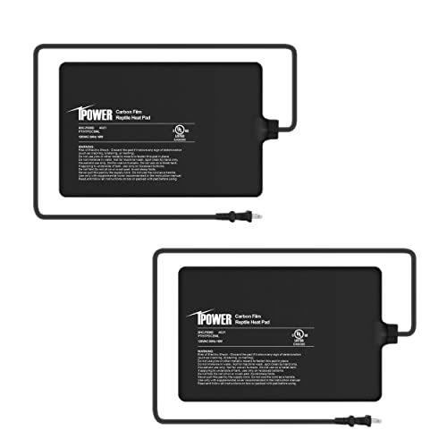 iPower 8X12 Inch 16W Under Tank Heater Warmer, 30-40 Gallon Terra...