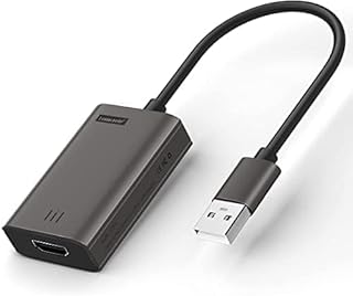 USB to HDMI Adapter Compatible MacBook Pro/Air/Mini , HD 1080P HDMI USB Cable Adapter, HDMI USB Mac Adapter, Compatible with MacBook M1 / Windows 10/8/7 (Incompatible with Linux, Unix, Vista).