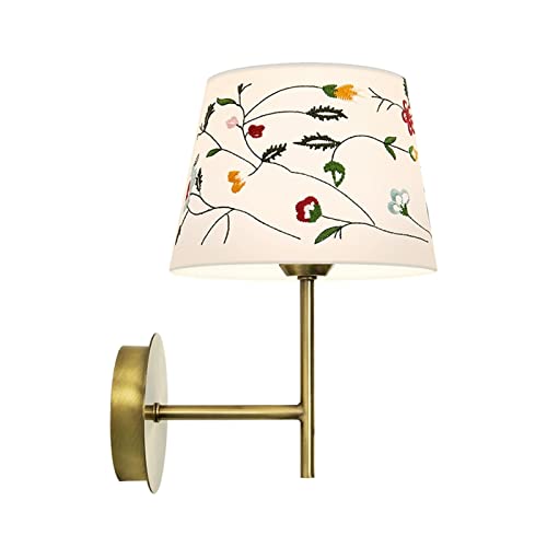 Applique murale salon et chambre moderne luminaire de chevet chaud chaud tissu escalier E27