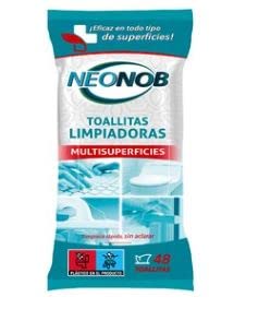 Toallitas higienizantes multisuperficie NEONOB 48 uds.
