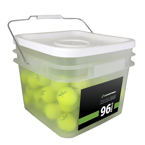 LostGolfBalls 120 Recycled & Used Supersoft Yellow Golf Balls for
