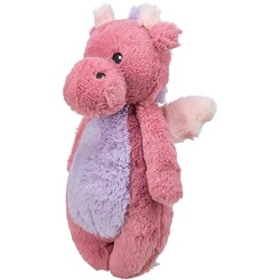 Trixie Drachen-Plüschtier, kuscheliges Hundespielzeug aus weichem Plüsch für Haustiere - Robustes Hundspielzeug, 27 cm, mit Stimme - Drache als Kuscheltier für kleine & große Vierbeiner - 36095