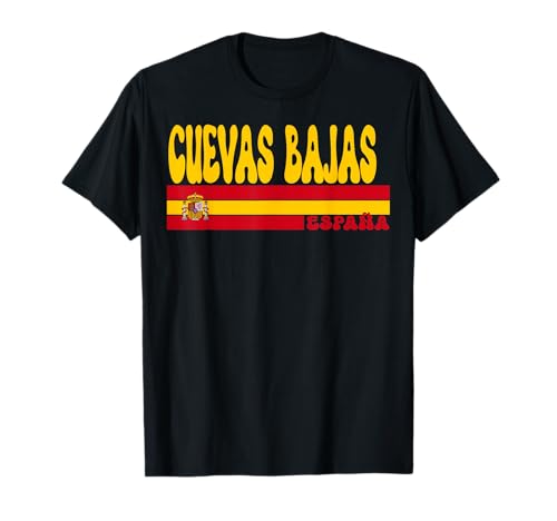 Cuevas Bajas Ciudad España Vintage Estética Verano Vacaciones Camiseta