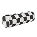 KLL Black Checkboard Bolster Pillow for Legs Firm Cervical Neck Roll Pillow Cylinder Round Pillow for Back Cervical Cylinder Back Support Pillow