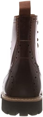 CLARKS Batcombe Lord Boots 8 D(M) US Dark Tan Leather | Image 2