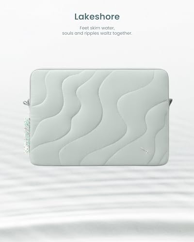 tomtoc 360° Protective Puffy Laptop Sleeve for 13-inch New MacBook Air M5/A3449 (2026), M4/A3240, M3/A3113, M2/M1 - Image 3