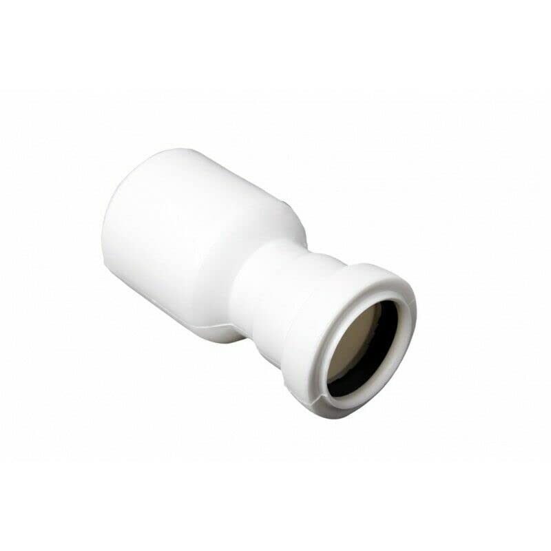 Push Fit Waste Pipe Reducer - 32mm / 50mm - Conversion Bend Sink Basin - White