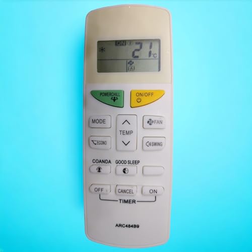 Image of Air Conditioner Remote Compatible with /Replacement for Dalkin Ac Remote | Model -ARC48B4B9 | Match with Your Existing Remote Before Placing The Order | Exactly Same Will Only Work