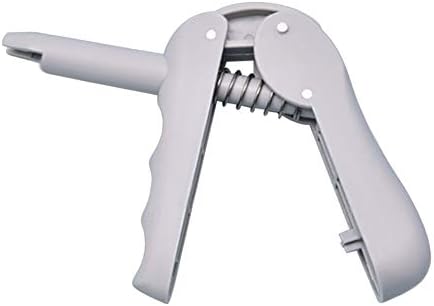 faruijie Dental Composite Gun - Impression Mixing Dispensing Gun Dispenser Applicator Compatible with Most Unidose Tips Grey