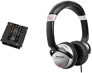 Behringer PRO MIXER NOX101 Premium 2 Channel DJ Mixer with Full VCA-Control and Ultraglide Crossfader,Black